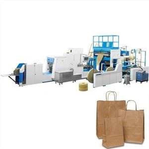 Naujo dizaino popierinių maišų gamybos mašina